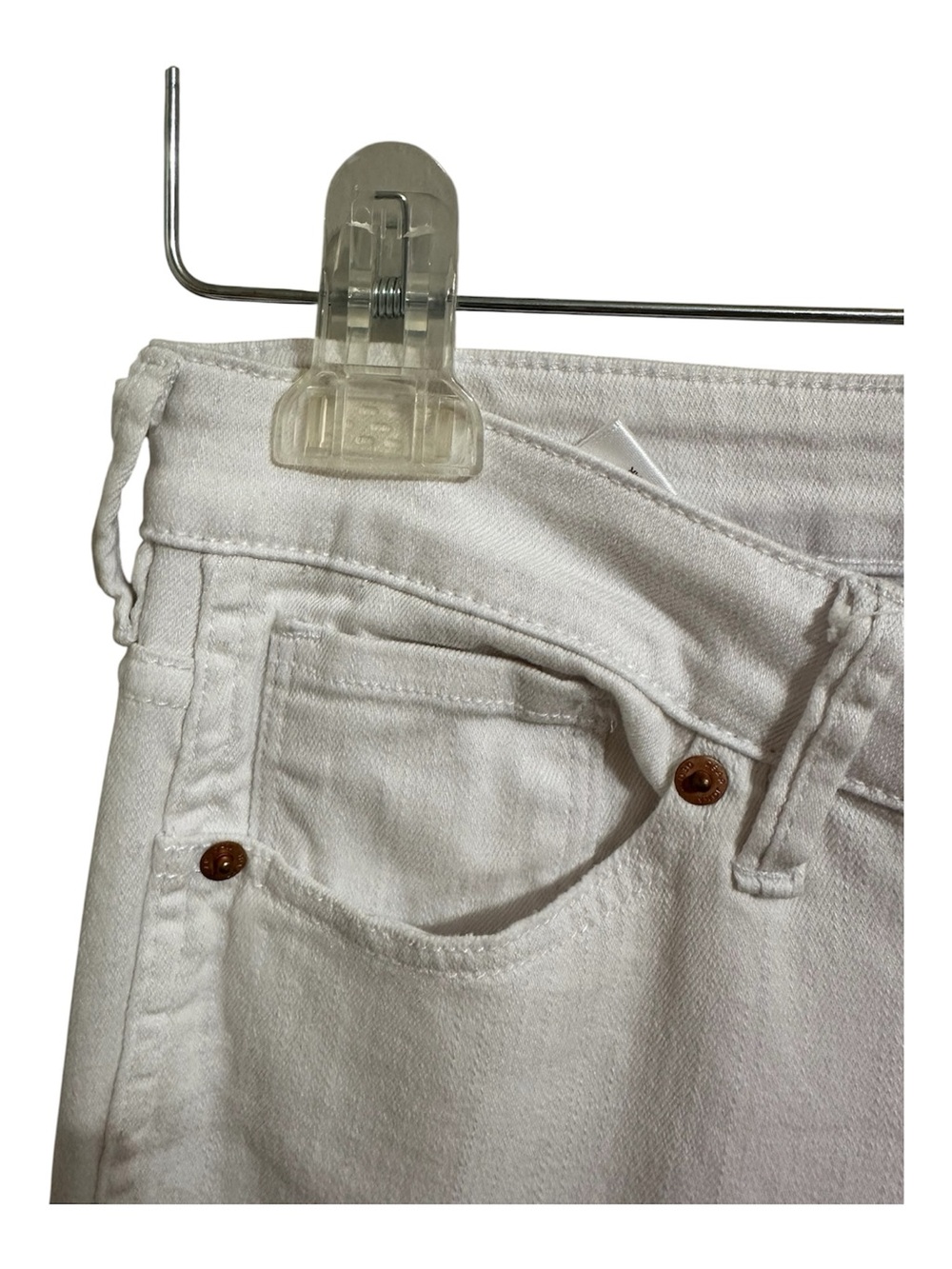 NEW DEAR JOHN DENIM Jaxtyn Highrise Bootcut Jeans In Optic White Size 29 - Picture 7 of 10